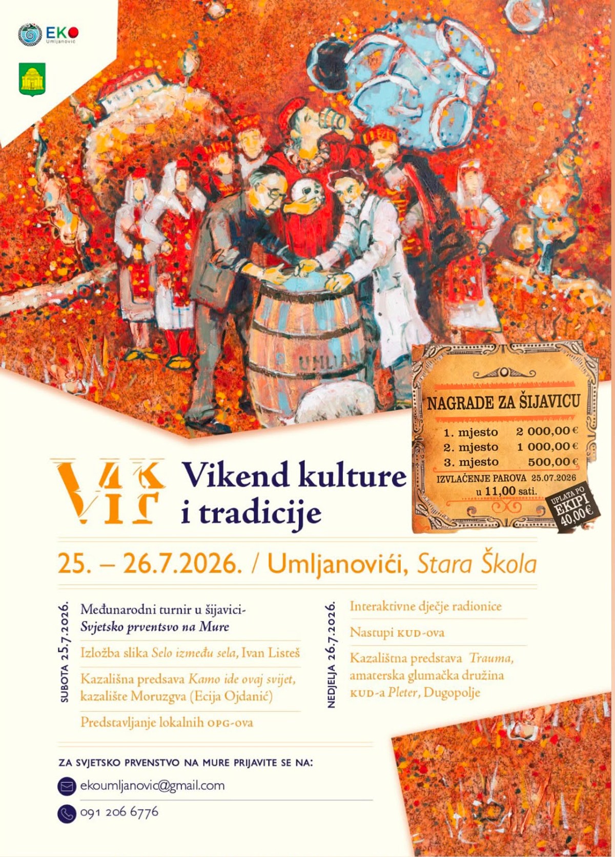 VIKIT 2026: Vikend kulture i tradicije u Umljanovićima