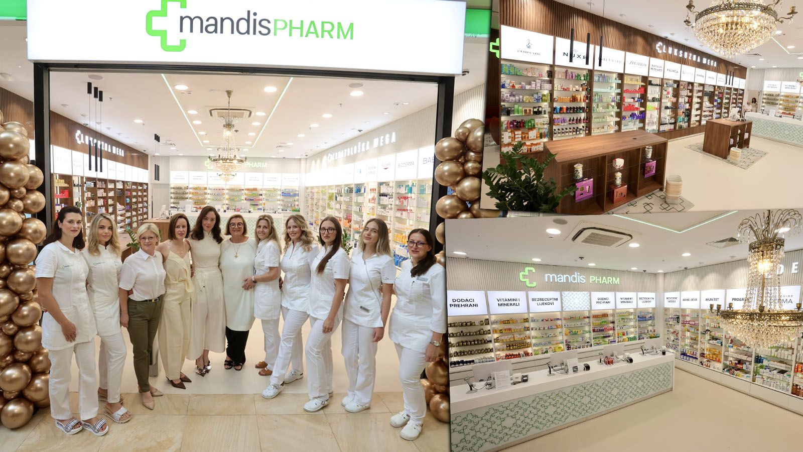 FOTO/VIDEO: U centar Mall of Split stigao premium koncept za zdravlje i ljepotu - Mandis Pharm