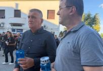 Mirnom prosvjedu u Drnišu pridružio se i Miro Bulj