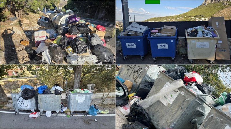 FOTOGALERIJA Kontejneri puni, smeće na cesti i pred kućama. Problem splitske Čistoće prelijeva se i na Klis