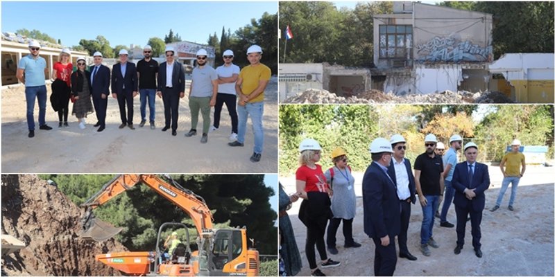 FOTOGALERIJA Pogledajte kako napreduju radovi na rekonstrukciji Turističko-ugostiteljske škole u Splitu