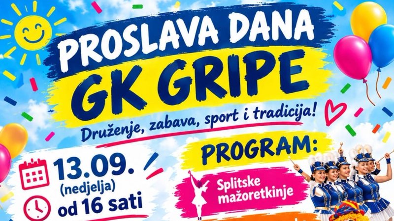 DAN GK GRIPE Ove nedjelje sprema se fešta