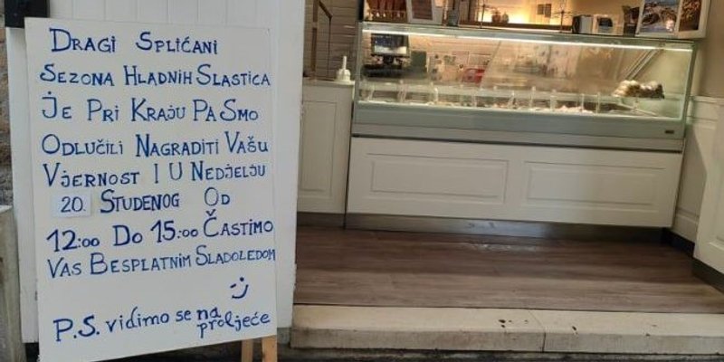 LIJEP POTEZ Besplatan sladoled u centru grada