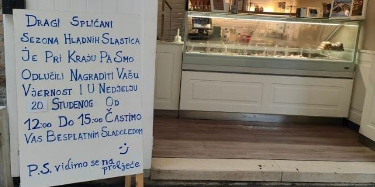 FOTO/VIDEO: FILA ZA SLADOLED Pola sata prije otvorenja red je niz Domaldovu ulicu