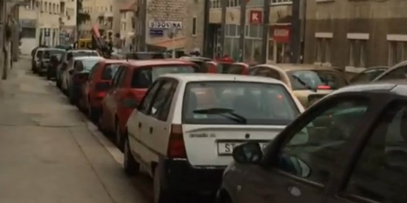 Split: Vozači trubljenjem otjerali 'pauka'