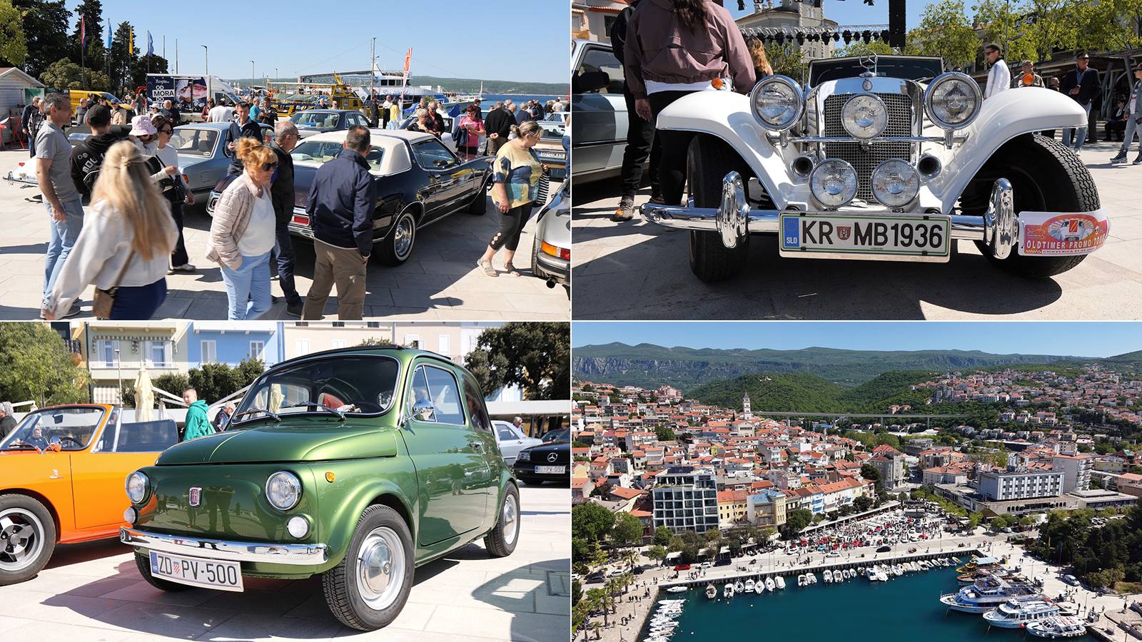 FOTOGALERIJA Oldtimeri osvojili Crikvenicu: Od legendarnih Fiata do rijetkih klasika, pogledajte prizore koji su oduševili posjetitelje