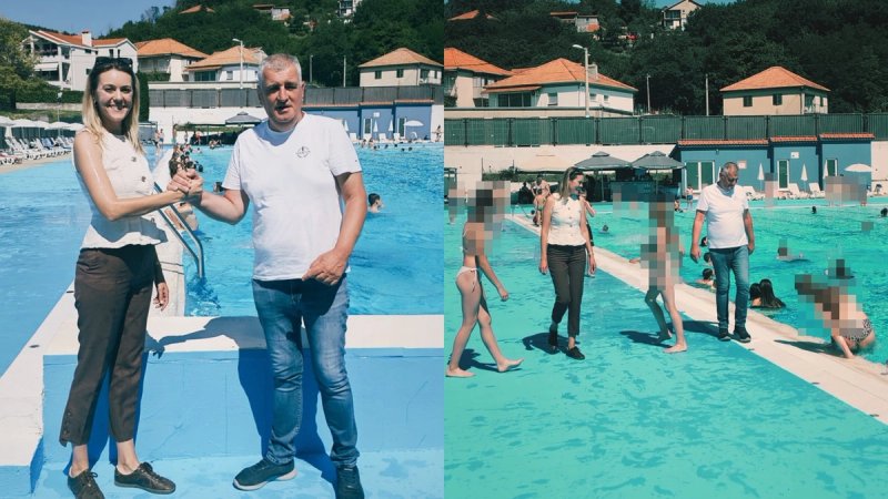 Gradonačelnik Bulj otvorio sezonu kupanja na Gradskom bazenu u Sinju