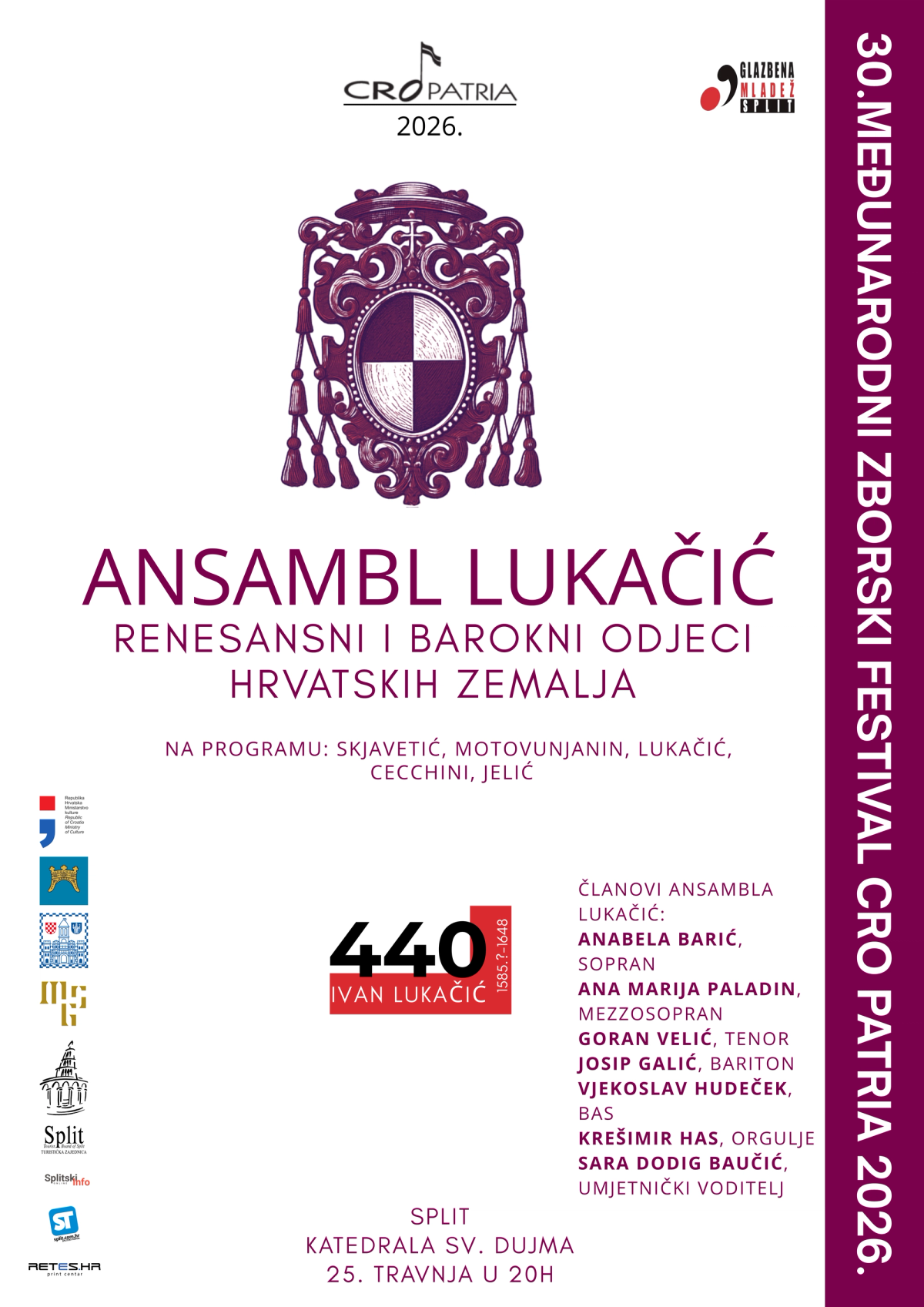 KONCERT: Renesansni i barokni odjeci hrvatskih zemalja