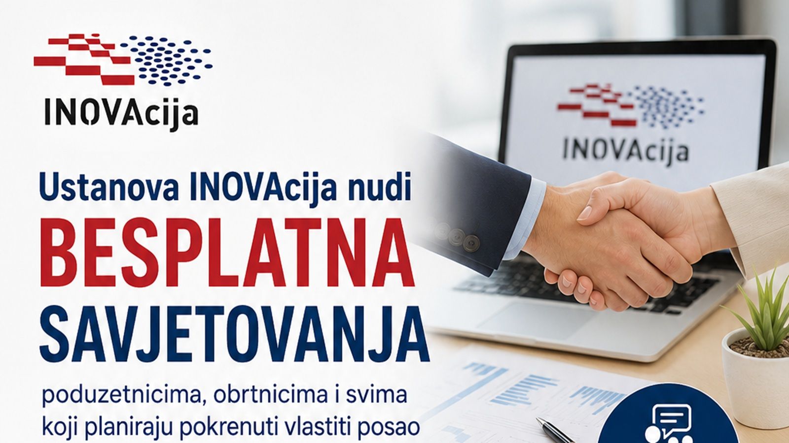 Ustanova INOVAcija nudi besplatna savjetovanja