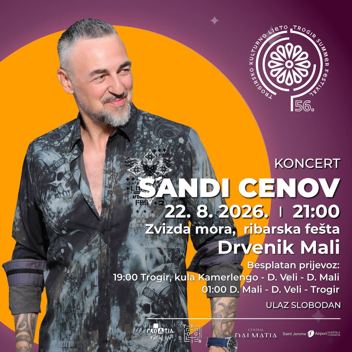 DRVENIK MALI Sandi Cenov večeras stiže na tradicionalnu ribarsku feštu 'Zvizda mora'