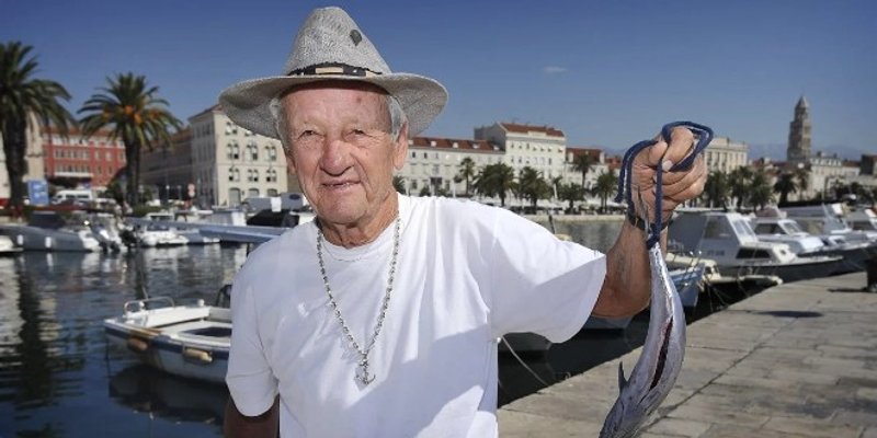 OTIŠLA JE JOŠ JEDNA SPLITSKA LEGENDA Umro je ribar Milivoj Paić Kebelo