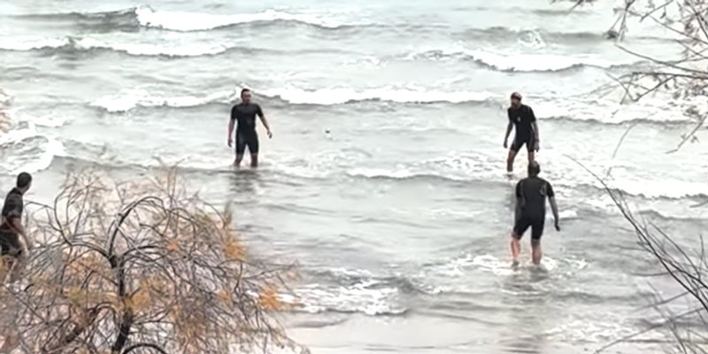 VIDEO: Kontinent se smrzava, a Splićani igraju picigin