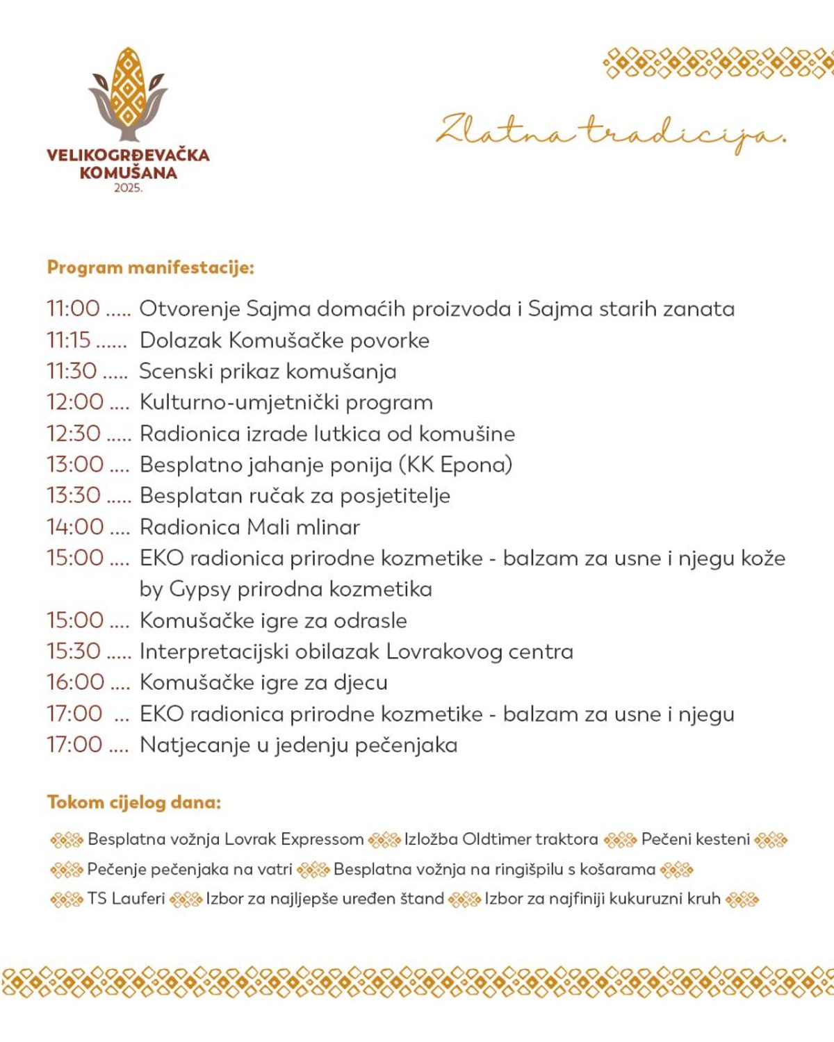 Od šarana na rašljama, meda, sira, vina do šljiva i rakije: Doživljaj više čeka vas ove jeseni