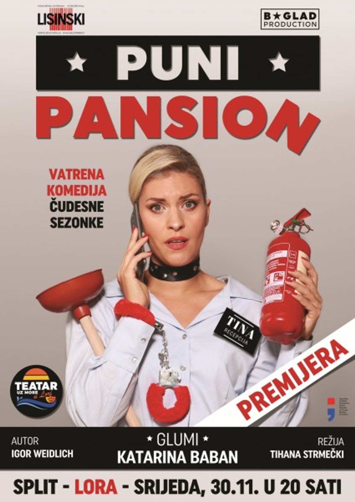 TEATAR UZ MORE Vraća se 'Čudo' Ecije Ojdanić, premijerno 'Puni pansion' s Katarinom Baban