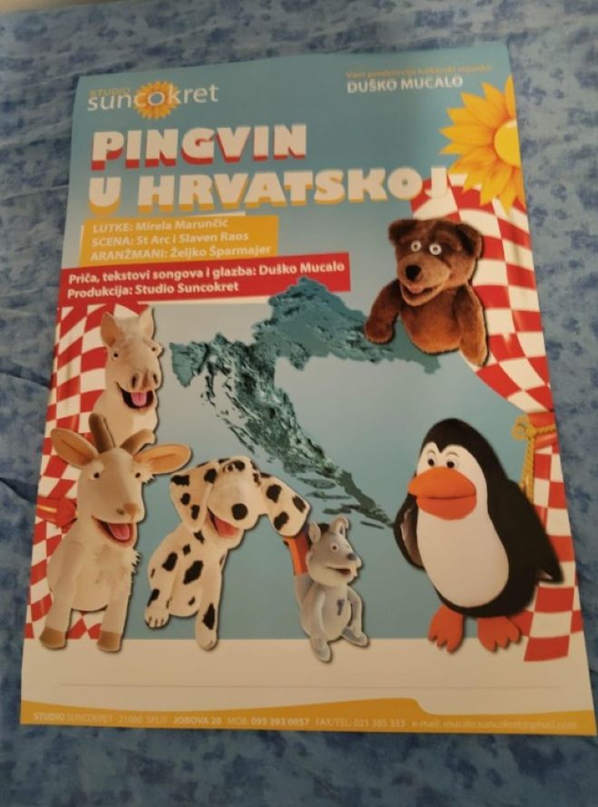 Lutkarski mjuzikl 'Pingvin u Hrvatskoj' na Mertojaku, ulaz besplatan