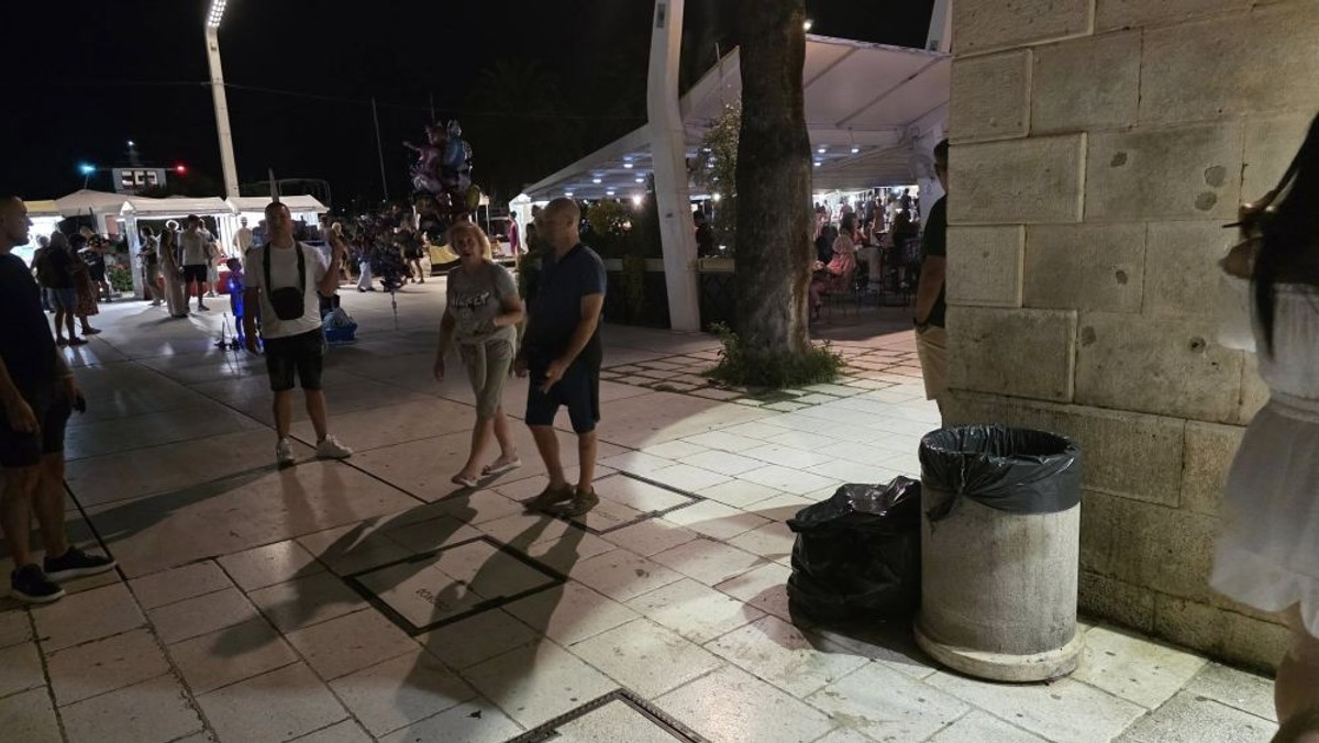 Smeće u centru Splita | foto: Bojan Ivošević