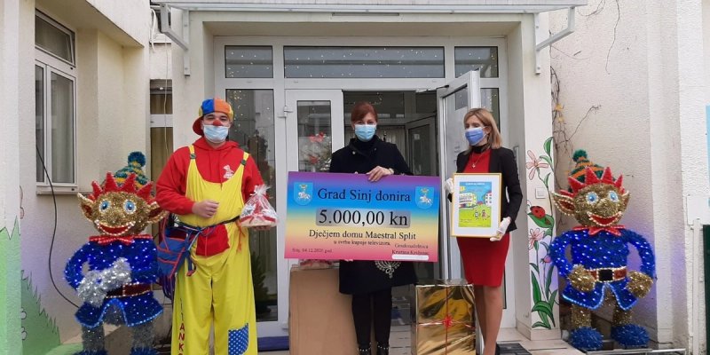 Sinjska gradonačelnica Domu Maestral uručila vrijednu donaciju
