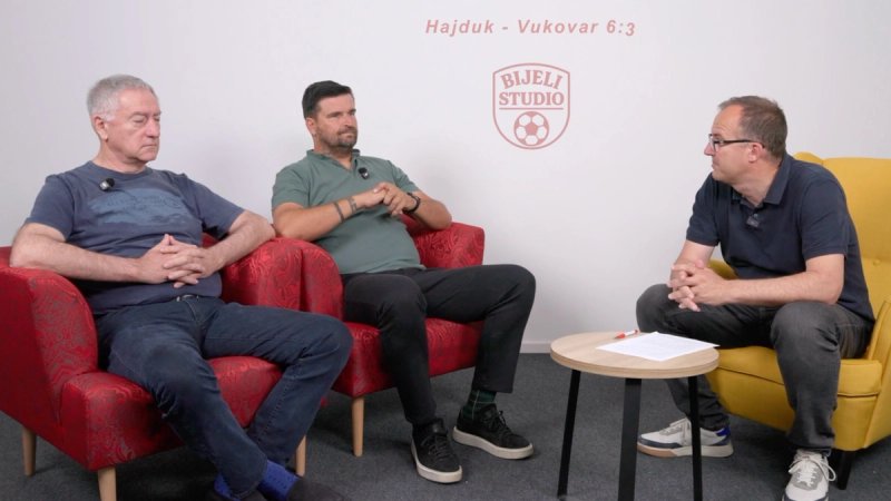 BIJELI STUDIO: Pogledajte analizu Hajdukove pobjede nad Vukovarom te ključne trenutke protekle sezone