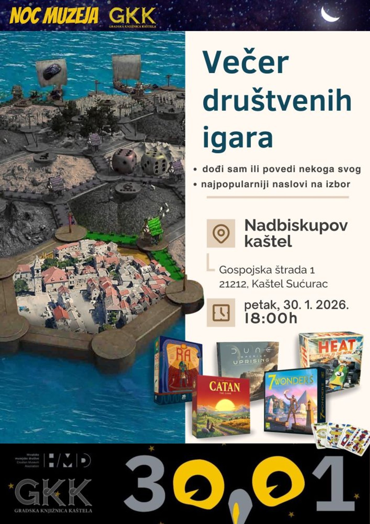 GKK organizira večer društvenih igara