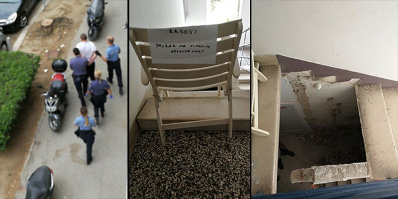 SUSJED IZ PAKLA Godinama terorizira stanare zgrade u Spinutu, a vrhunac je lista zapišavanja ulaznih vrata stanova