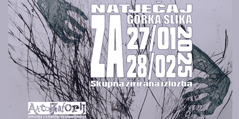 Otvoren natječaj za sudjelovanje na grupnoj žiriranoj izložbi ilustracija 'Gorka slika'