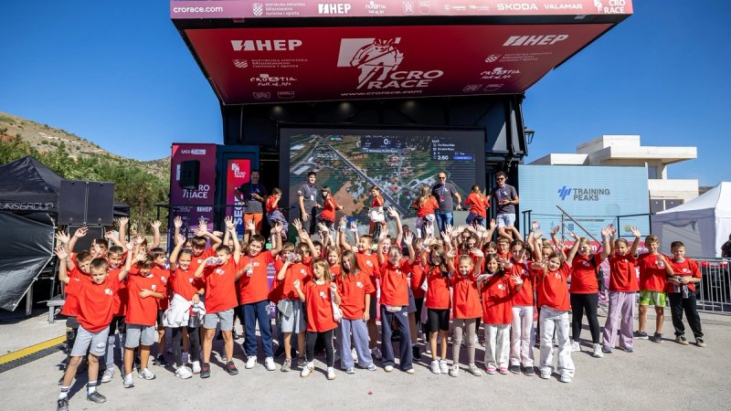 Dječja biciklistička utrka Kids CRO Race prvi put je održana u Općini Seget