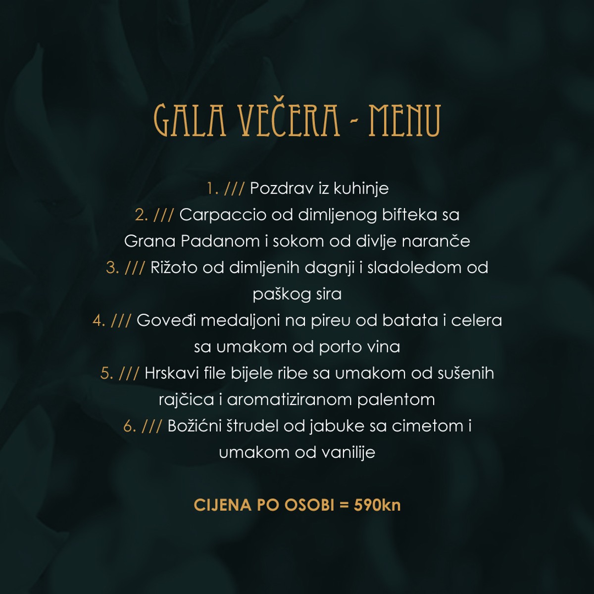 GALA VEČERA Danijela Martinović danas u Maestro Grill Clubu