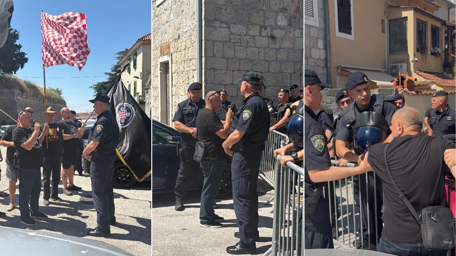 VIDEO INCIDENTA Organizatora prosvjeda protiv Dežulovića privela policija, pogledajte zbog čega
