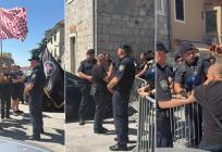 VIDEO INCIDENTA Organizatora prosvjeda protiv Dežulovića privela policija, pogledajte zbog čega