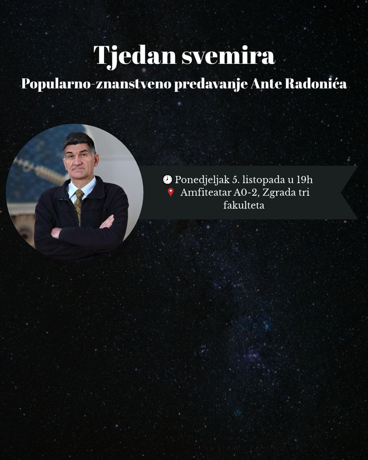 Tjedan svemira 2026. stiže na kampus u Splitu!