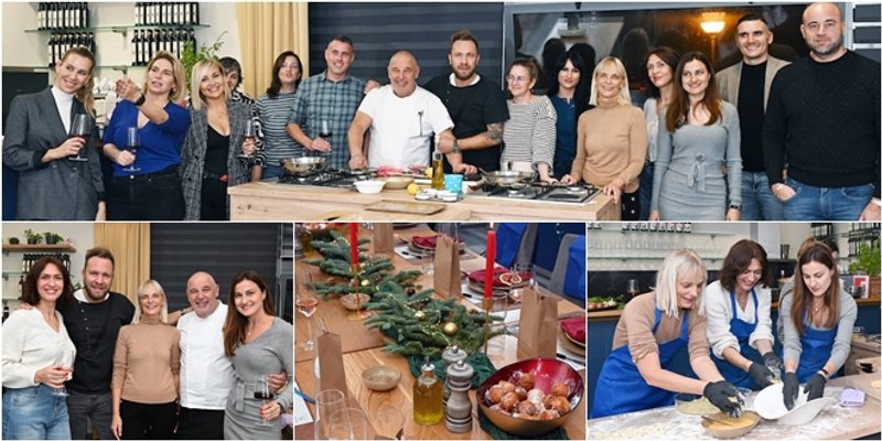 Blagdansko kuhanje u dnevnom boravku – uz profesionalne chefove Hrvoja Zirojevića i Ivana Pažanina