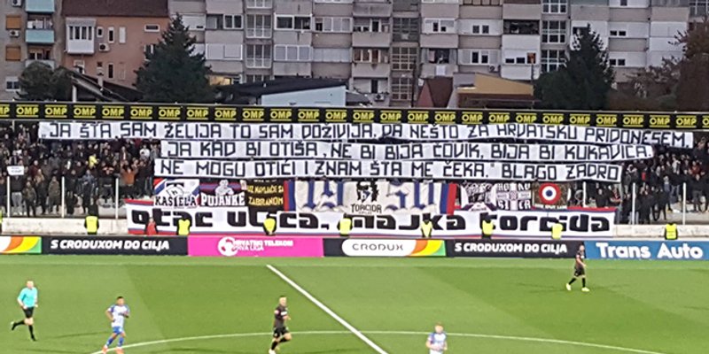 Torcida odala počast Blagi Zadri, uz pljesak cijelog stadiona