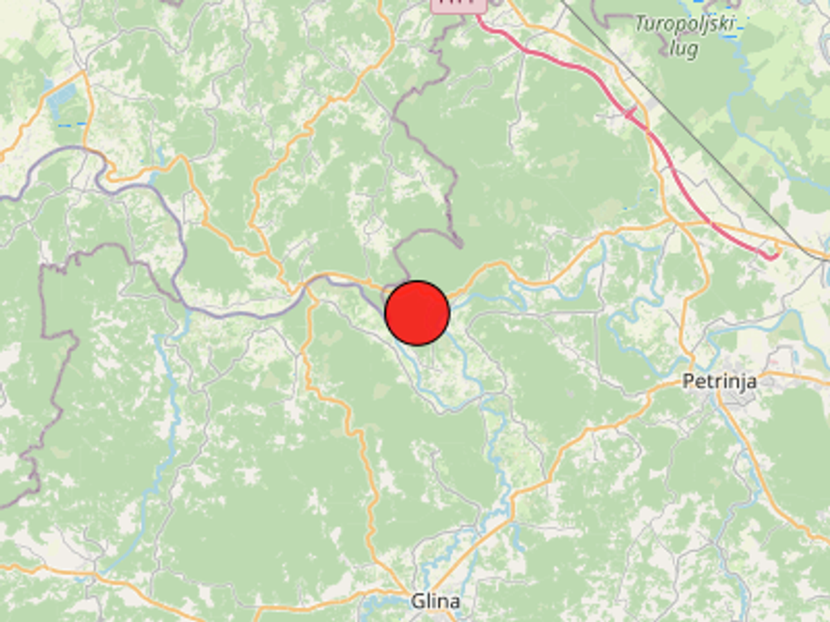 Novi potres na području Petrinje