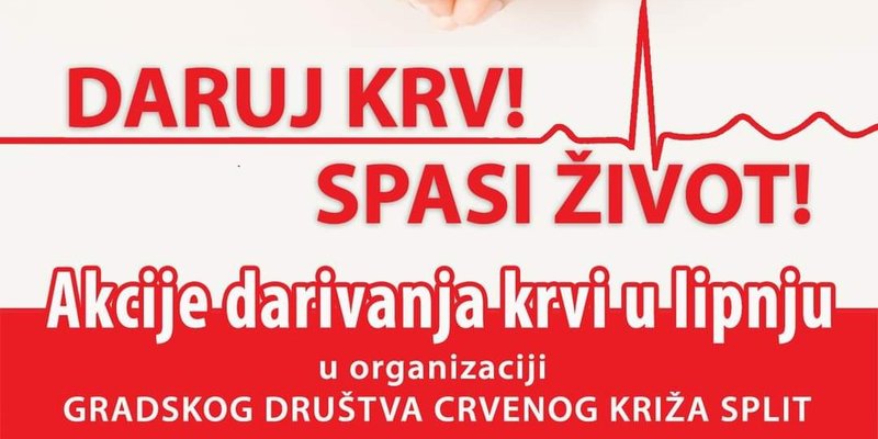 SVJETSKI DAN DARIVATELJA KRVI Darujte je i vi, donosimo raspored akcija