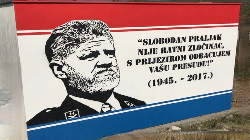 MOSTAR Gradska inspekcija pokrenula uklanjanje murala Slobodana Praljka