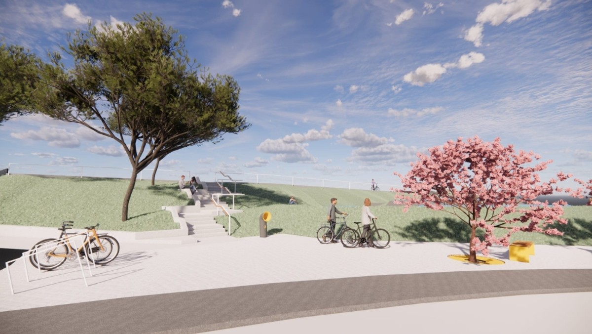 'Pumptrack' na Mertojaku