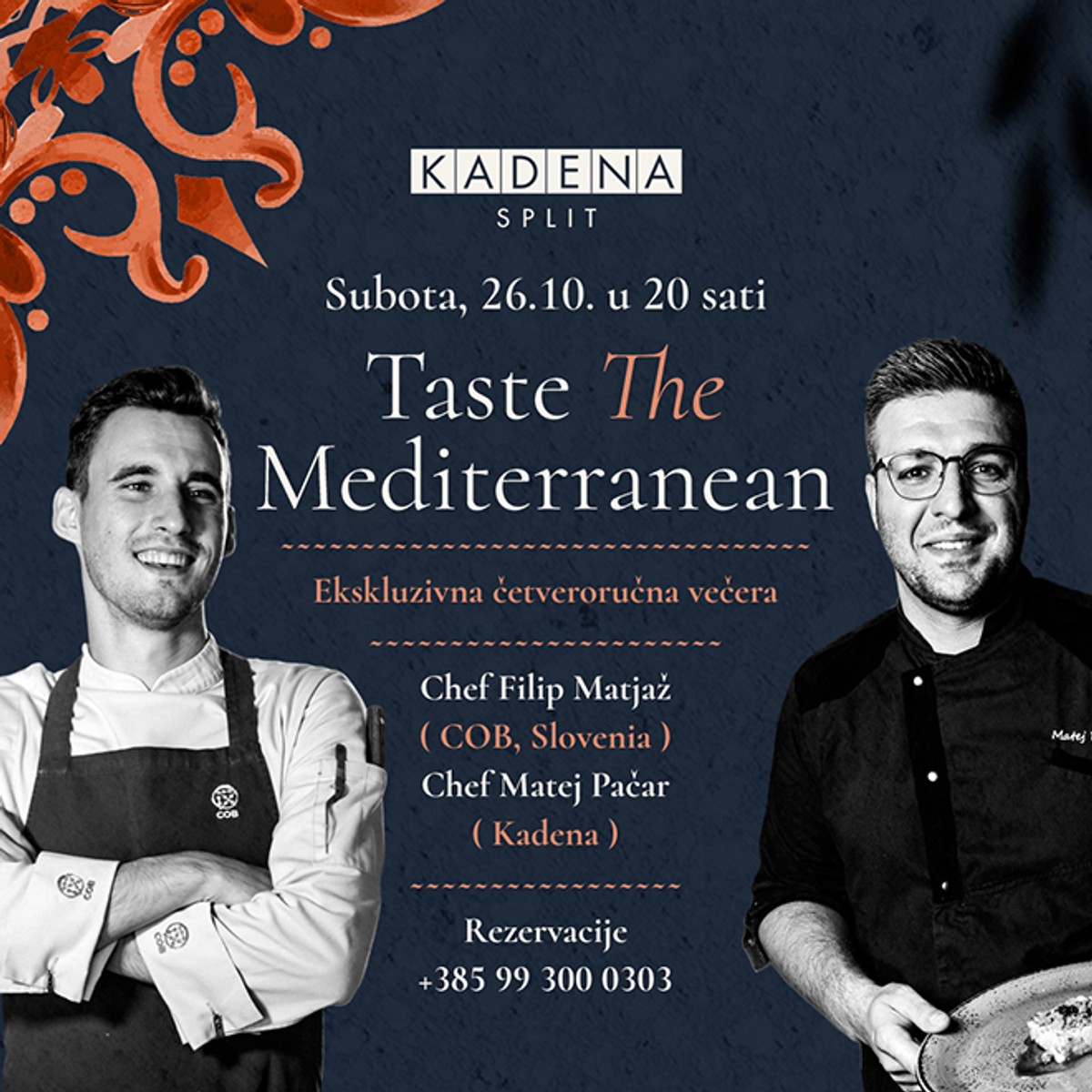 Slovenski chef s Michelinovom zvjezdicom Filip Matjaž večeras gostuje u splitskoj Kadeni