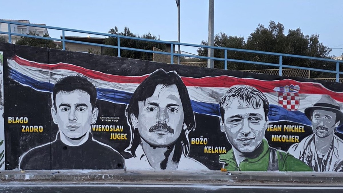 Torcida Primošten napravila mural u čast vukovarskim herojima, posebno je potresna sudbina jednog od njih