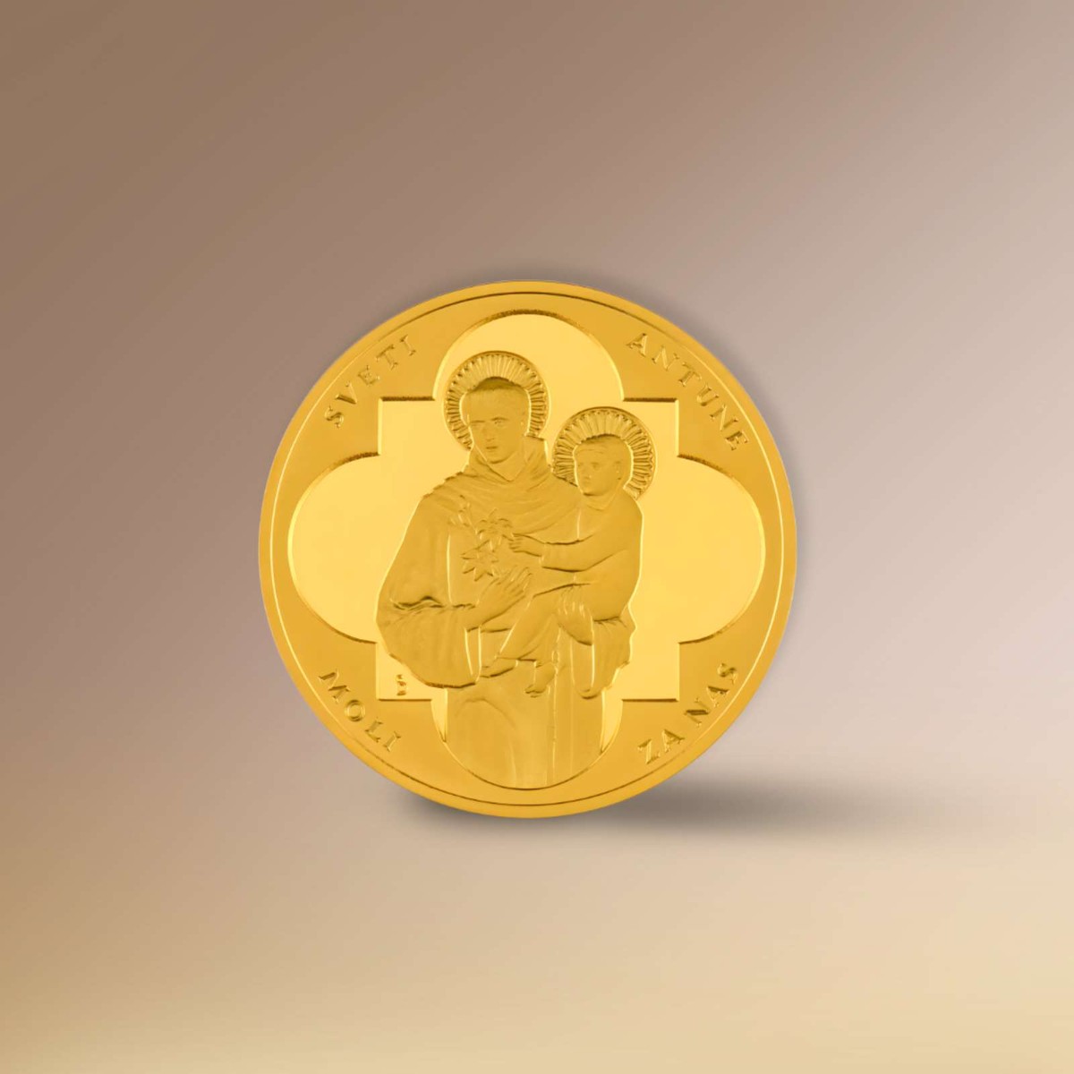 Sveti Antun zaštitnik djece 1/16 unce + kutija