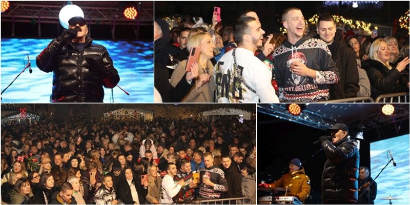 FOTO/VIDEO Ljubitelji zabavne i narodne glazbe guštali u koncertu Harisa Džinovića na solinskoj Gradini