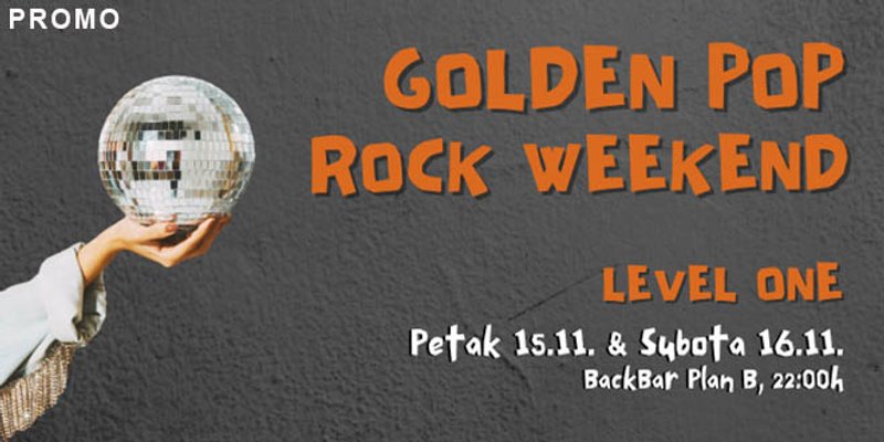 BACKBAR PLAN B: Golden Pop Rock Show za najluđi vikend provod