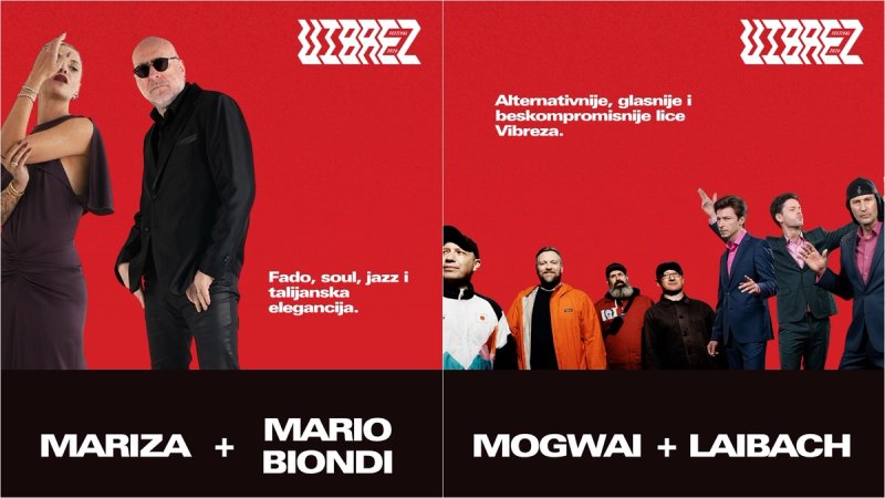 Odaberite svoje lice Vibreza: Mariza i Mario Biondi ili Mogwai i Laibach