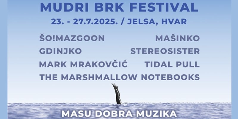 Mudri Brk Festival počinje iduću srijedu