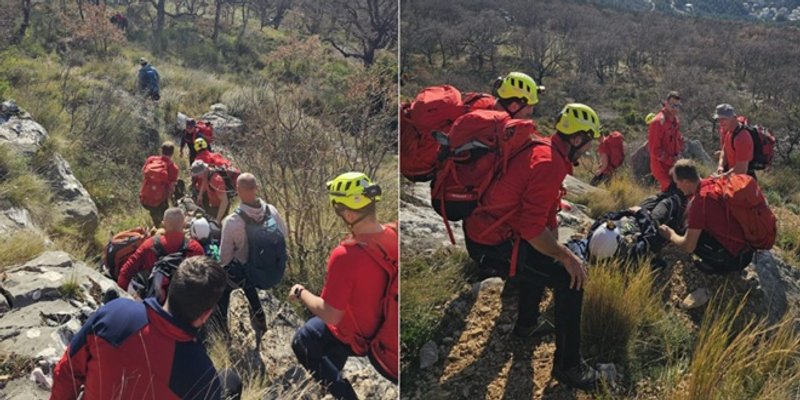 AKCIJA NA PERUNU Splitski HGSS-ovci spašavali osobu koja je doživjeli srčani udar