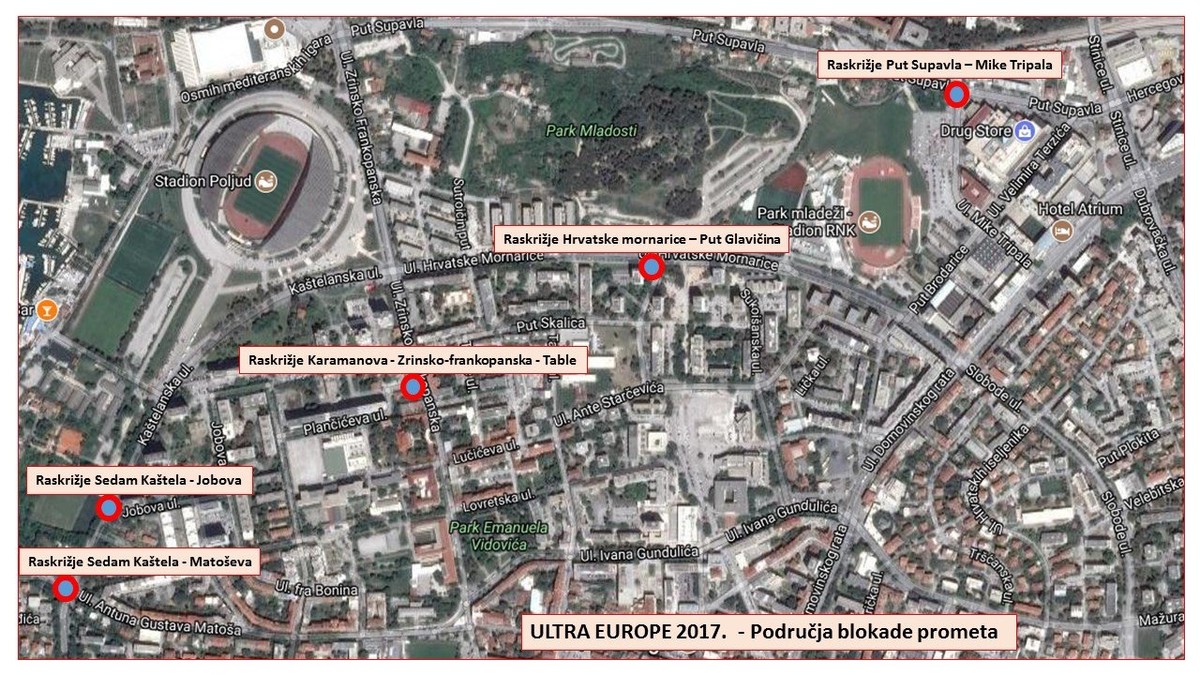 Blokada prometa zbog Ultre