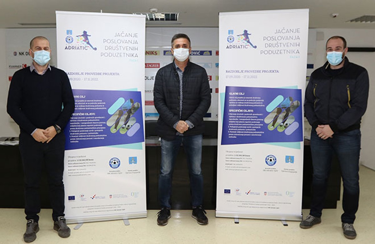 Bivši poznati nogometaši sudjeluju u projektu društvenog poduzetništva 'Adriatic'