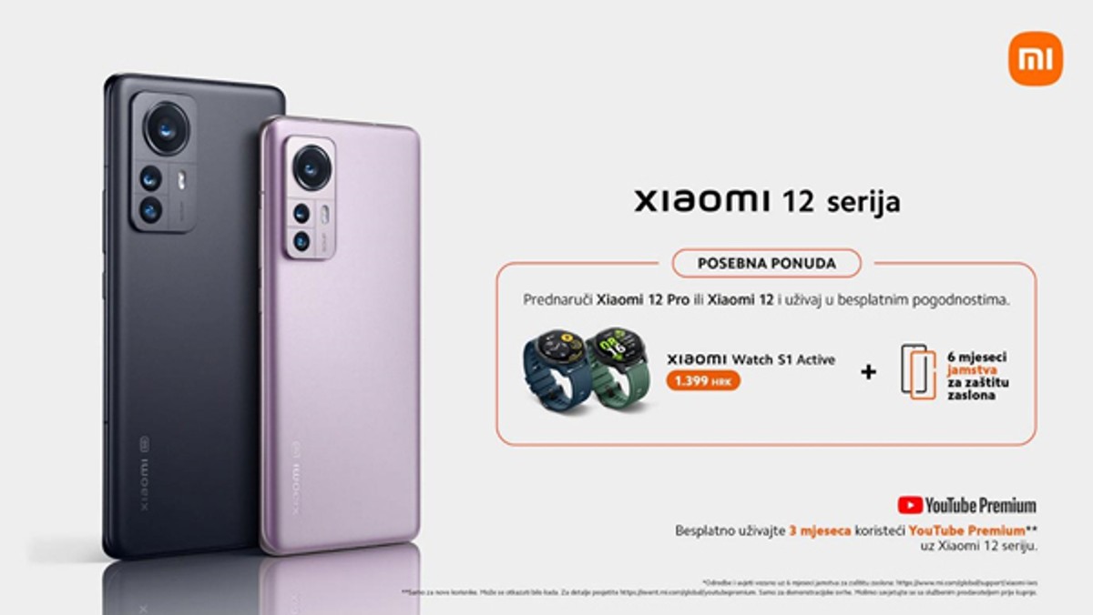 Xiaomi 12 serija stigla u Hrvatsku