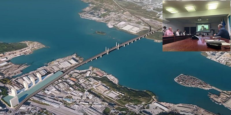 NOVI ULAZ U SPLIT Predstavljena Maritimna studija za most preko Kaštelanskog zaljeva, evo detalja