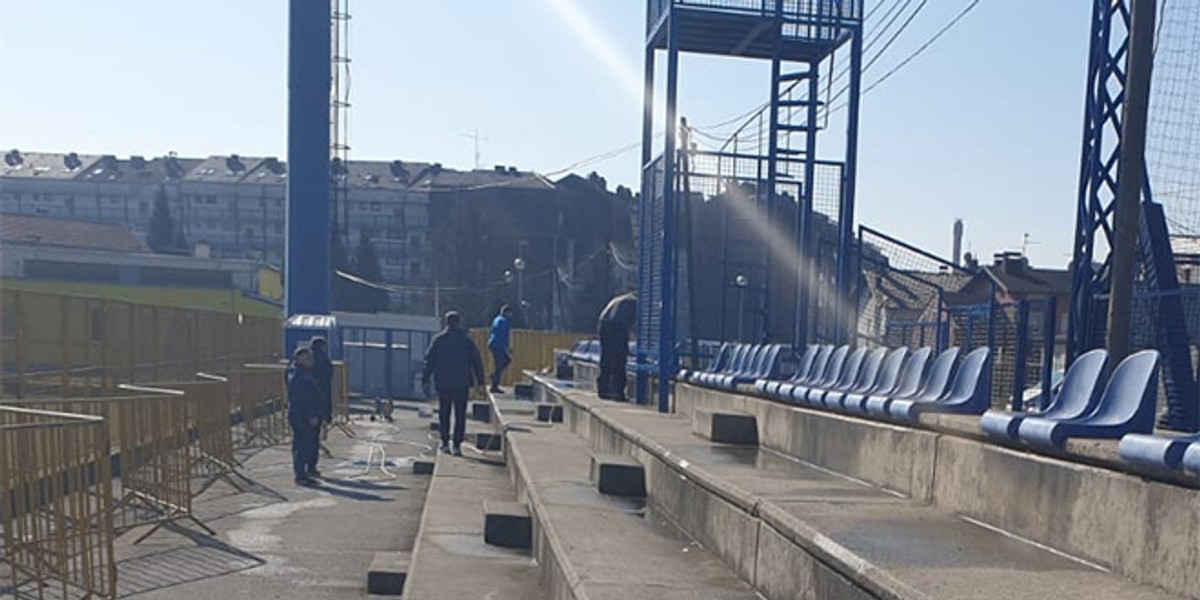 SRAMOTA U ZAPREŠIĆU: Govnima izlitane stolice na tribini gdje treba doći Torcida