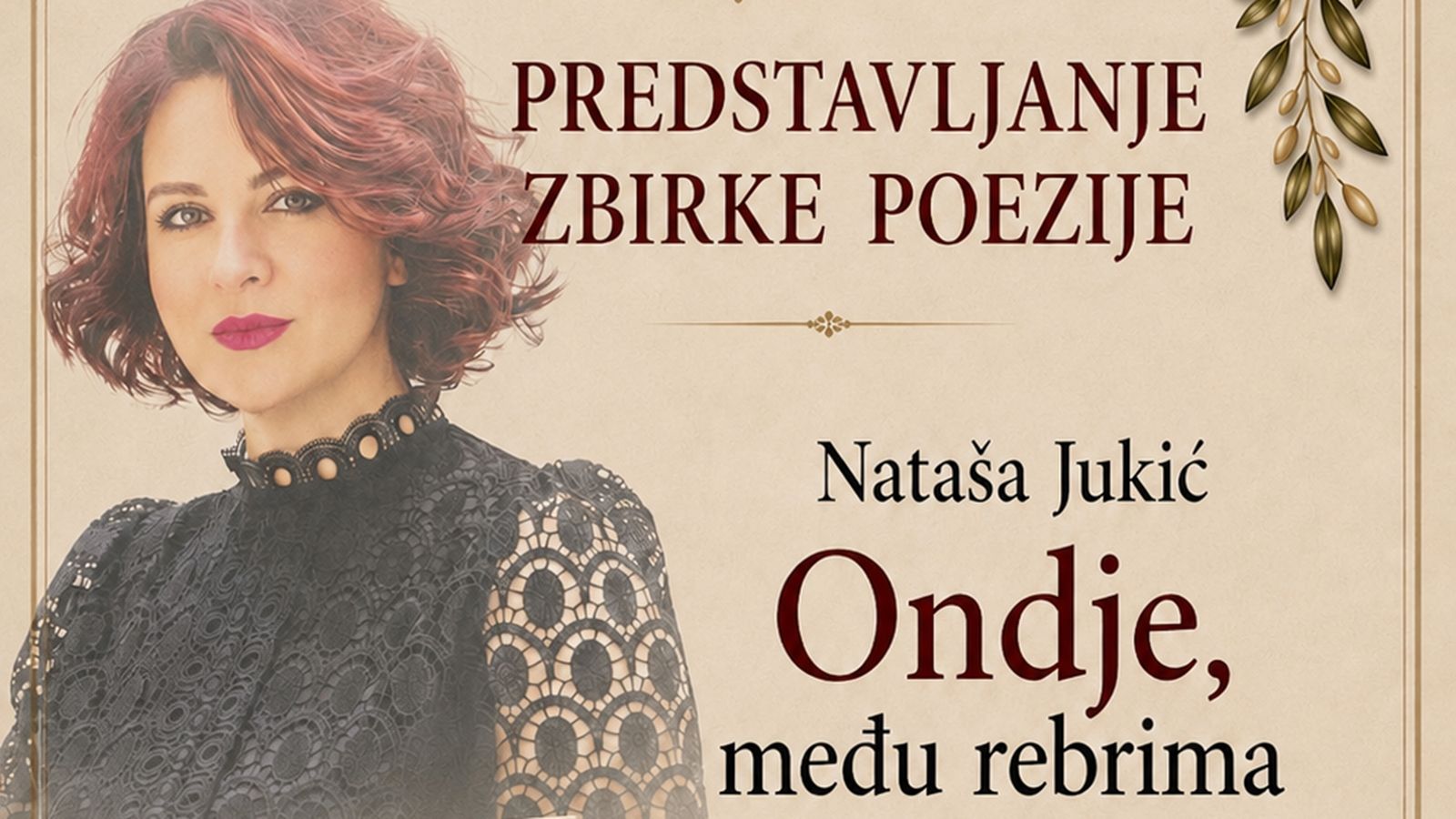Predstavljanje zbirke poezije 'Ondje, među rebrima' Nataše Jukić u trogirskom Muzeju